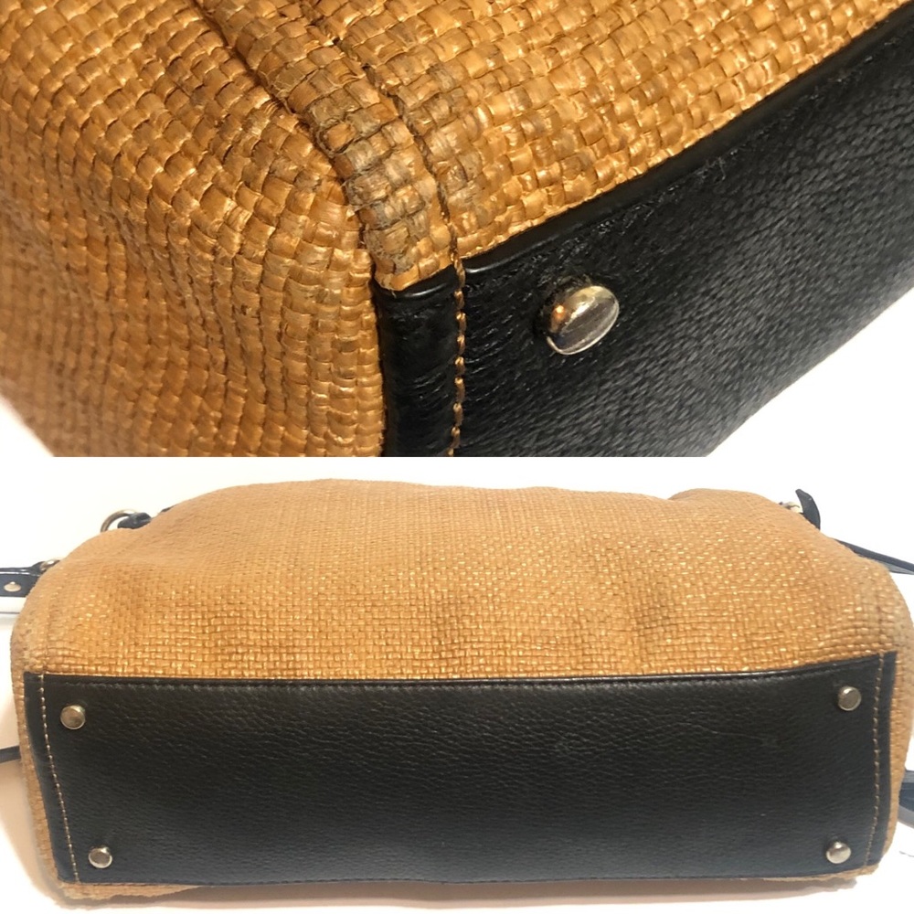Kate Spade Cobble Hill Minka Black Tan Satchel - Picture 8 of 8